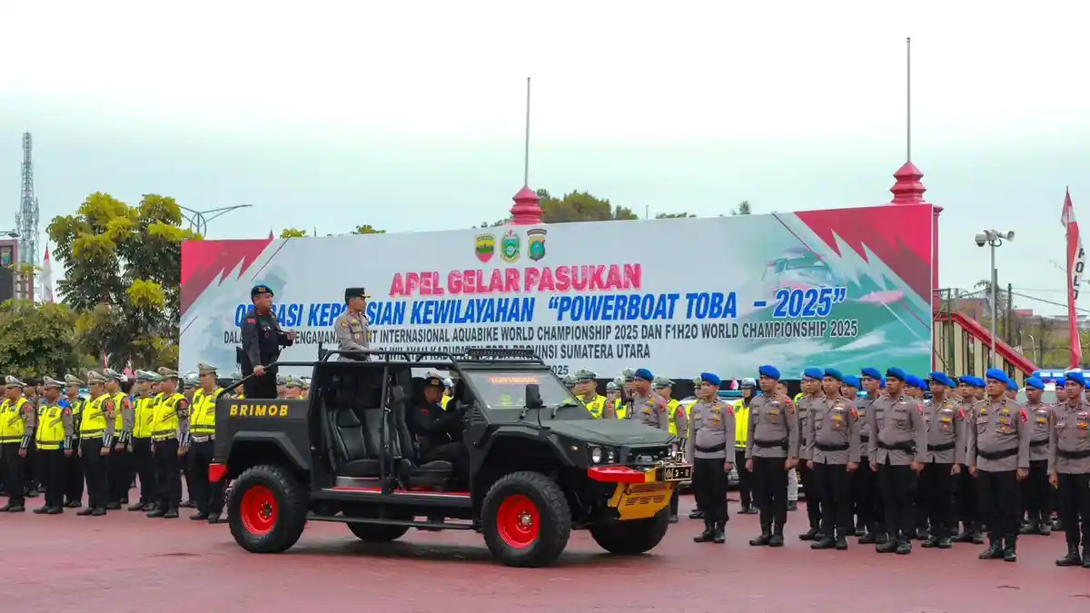 Amankan Event Internasional F1 Powerboat dan Aquabike, Polda Sumut Kerahkan 1.110 Personel Gabungan