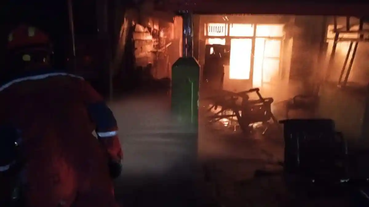 Rumah di Pekayon Bekasi Ludes Terbakar, Api Diduga Berasal Dari Korsleting Listrik