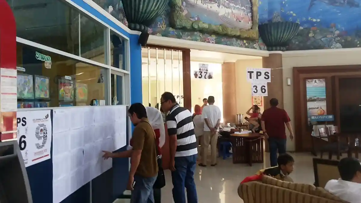 Ikhsan Modjo Dapat Giliran Pertama untuk Mencoblos di TPS 37