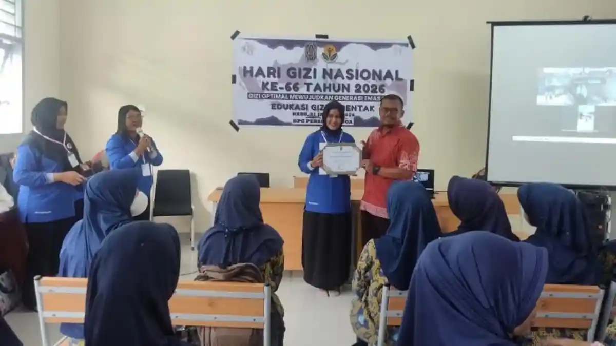Siapkan Generasi Sehat, 60 Pelajar MTsN Lingga Ikuti Edukasi Gizi Persagi
