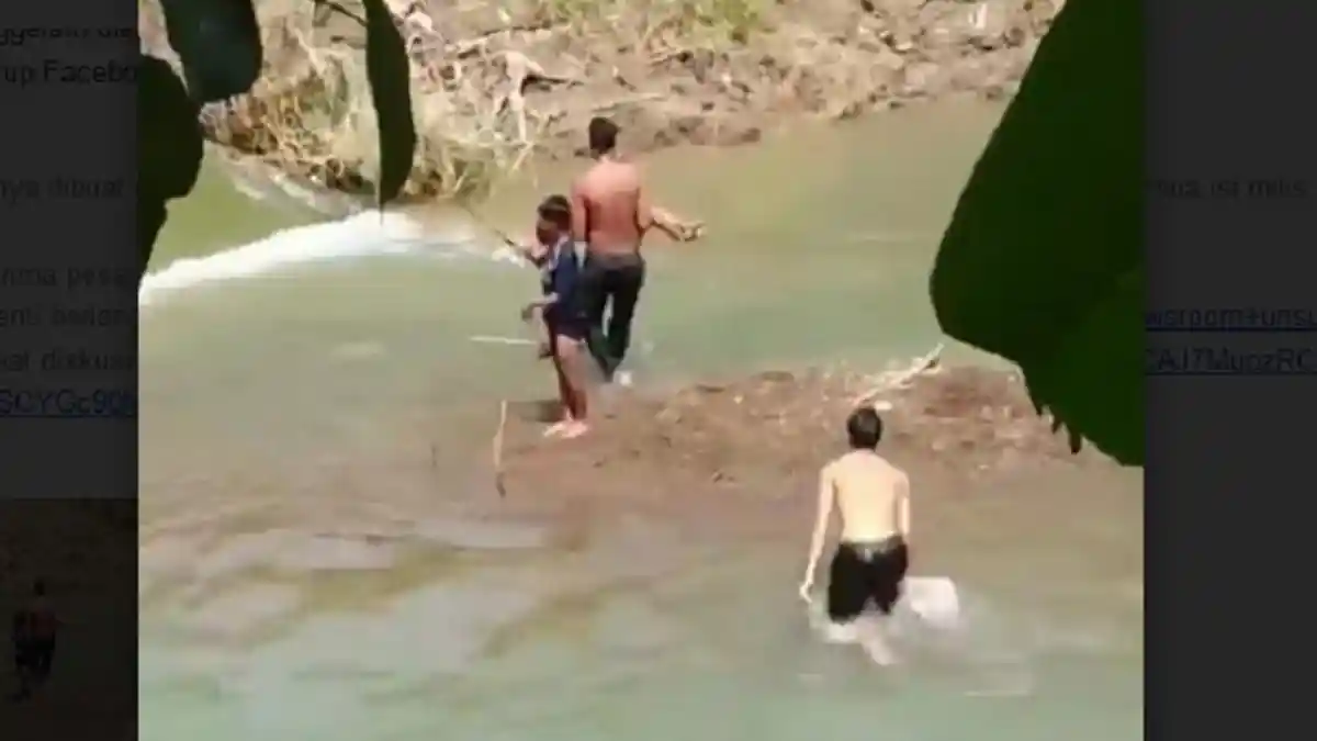 Seorang Anak Tewas Tenggelam di Sungai Cimeneng Bantarsari Cilacap