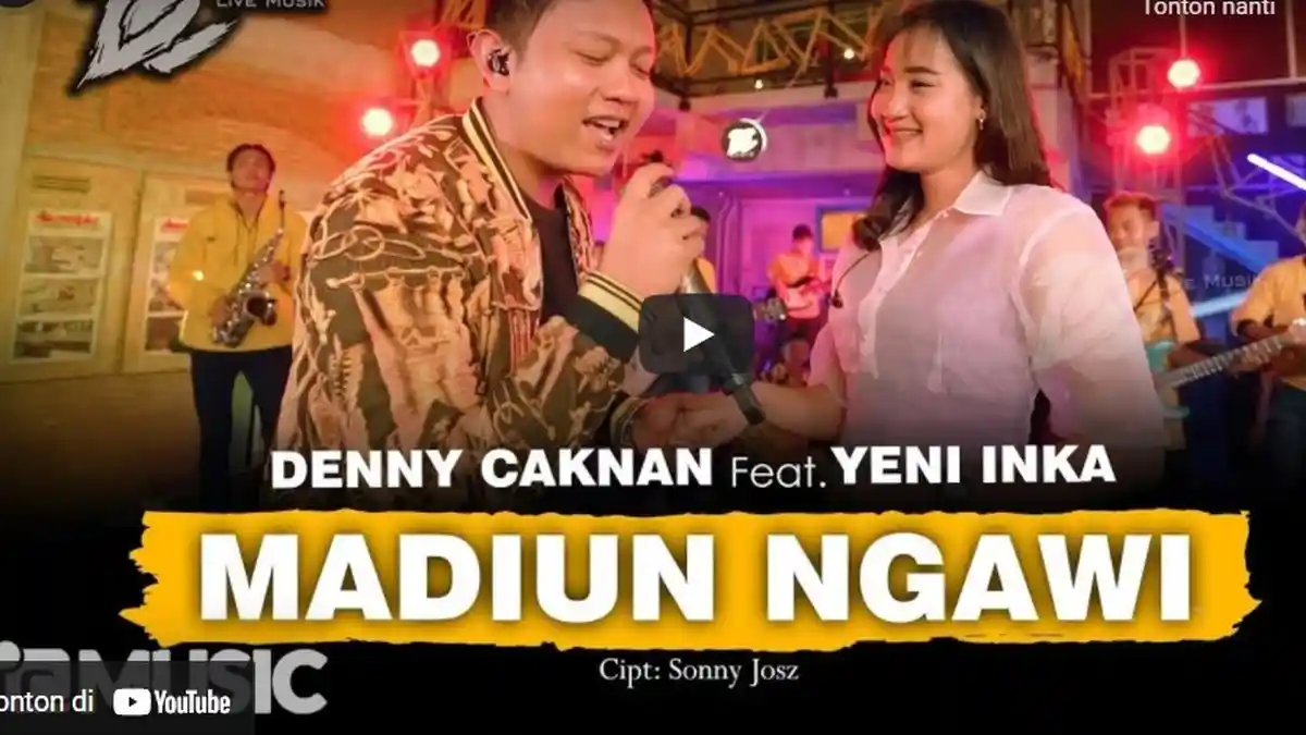 Chord Kunci Gitar dan Lirik Madiun Ngawi Denny Caknan feat Yeni Inka