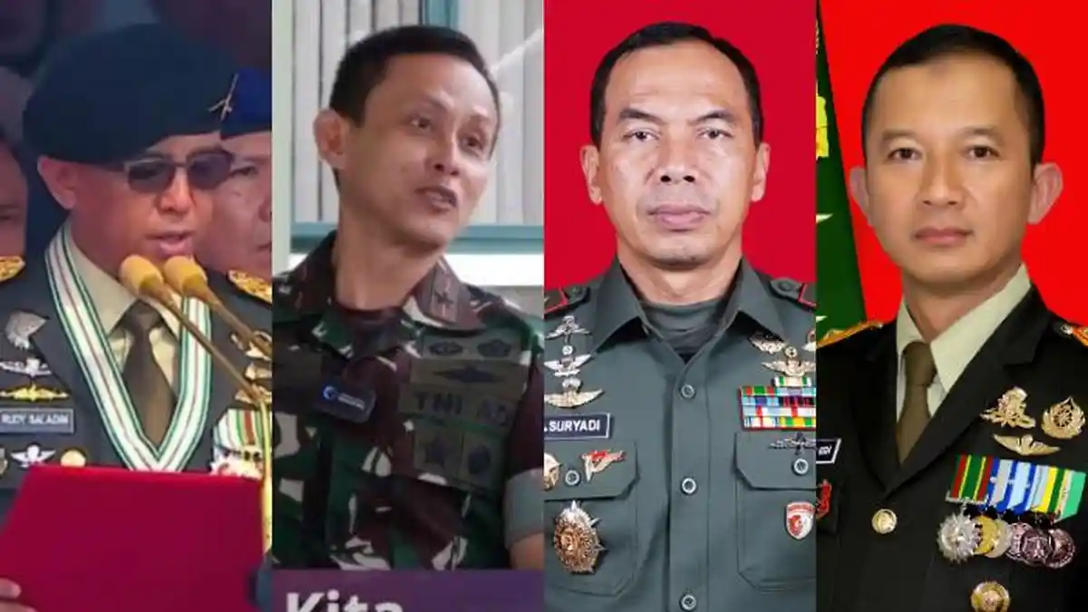 Daftar 15 Pangdam Indonesia per Februari 2025, Terbaru Mayjen Ujang ...