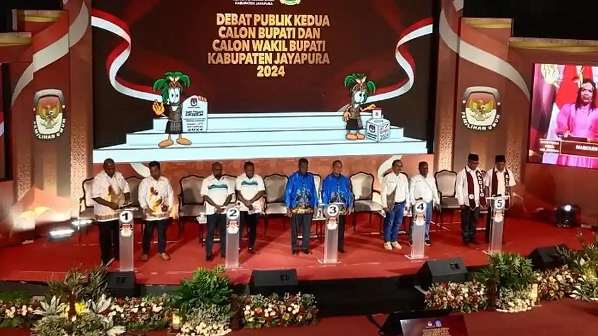 KPU Tetapkan Debat Publik Bupati dan Wabub Jayapura Hanya Dua Putaran