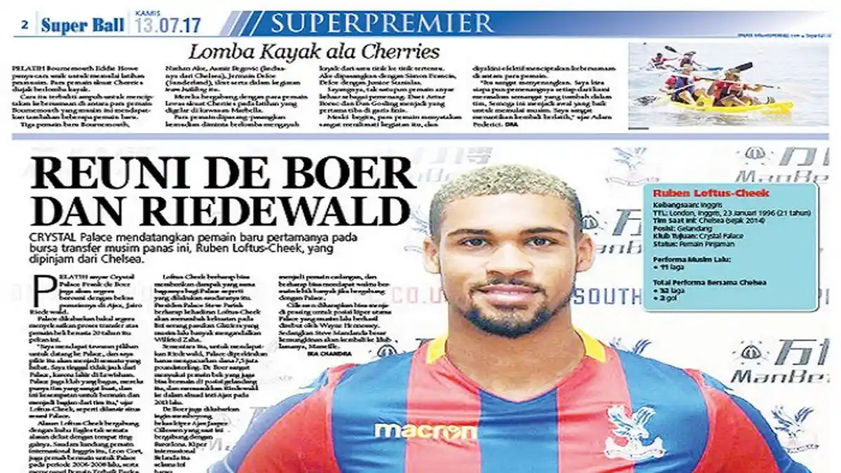 Frank de Boer akan Reuni dengan Jairo Riedewald