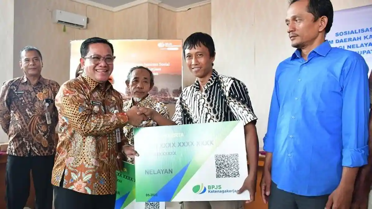 Sukirman Pastikan Nelayan Pekalongan Terlindungi BPJS Ketenagakerjaan