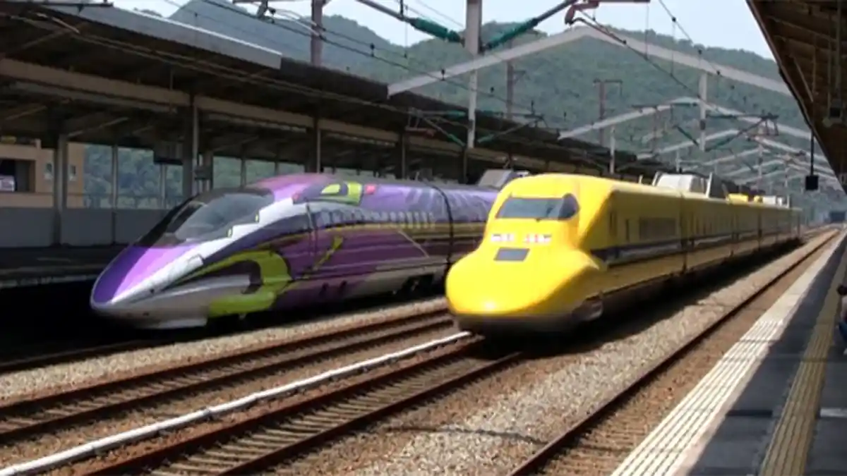 Peristiwa Langka di Jepang, Dua Shinkansen Jalan Sejajar di Stasiun Aioi