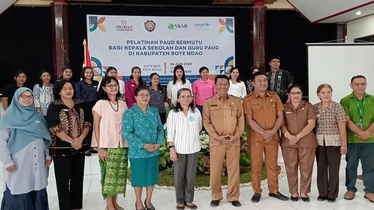 Pemkab Rote Ndao Gandeng UNICEF dan YKMI Tingkatkan Mutu PAUD Lewat Pelatihan Guru