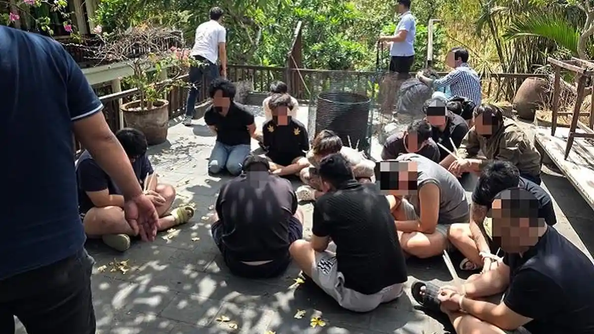 Imigrasi Ngurah Rai Sikat 17 WNA Markas Scam