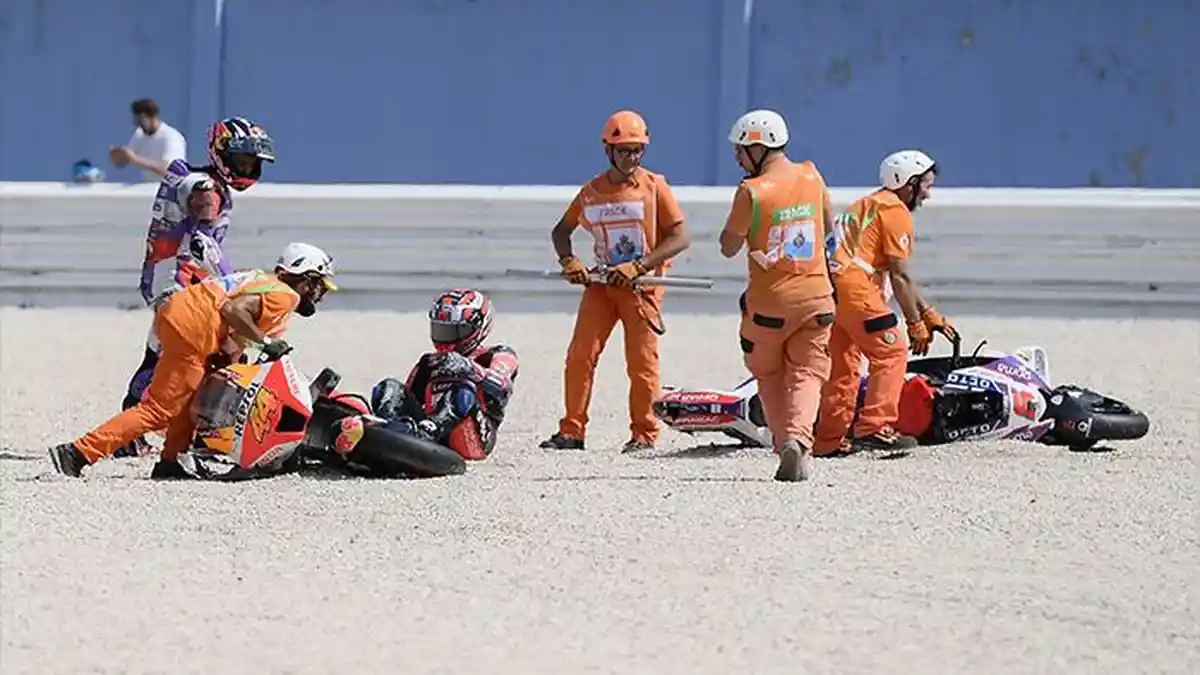 Daftar Pebalap MotoGP Paling Banyak Jatuh Lengkap Statistik Kecelakaan MotoGP 2023