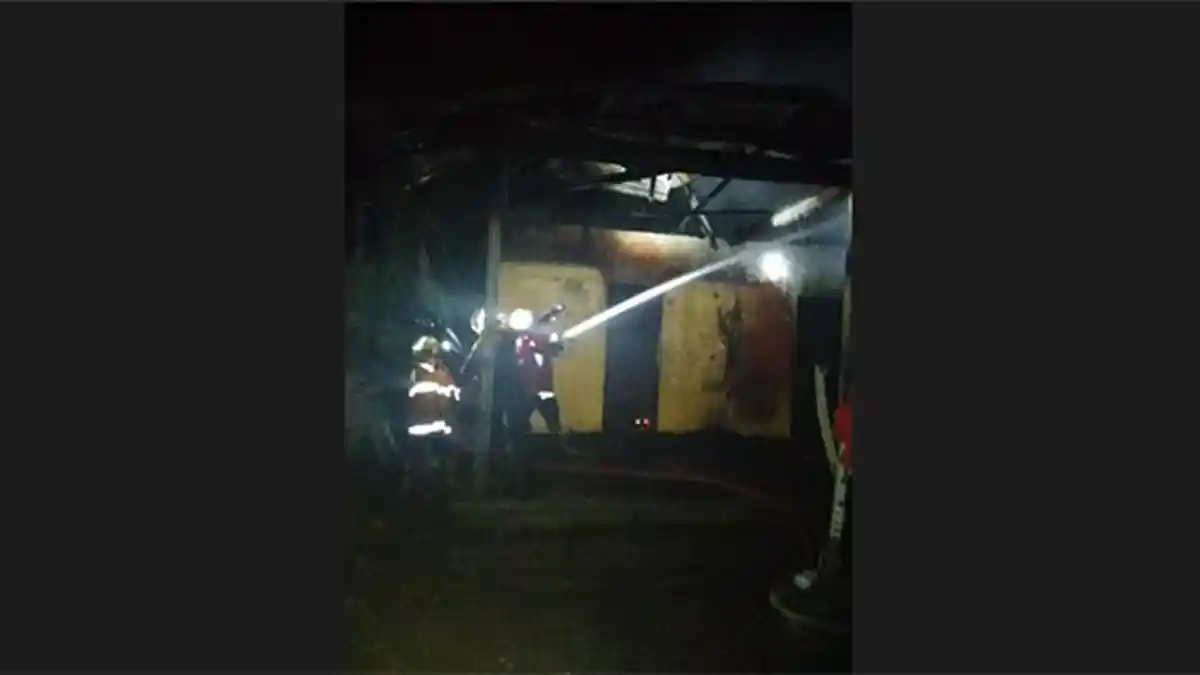 Rumah Nengah Nuaja di Kesimpar Karangasem Ludes Terbakar, Diduga Dipicu Korsleting Listrik