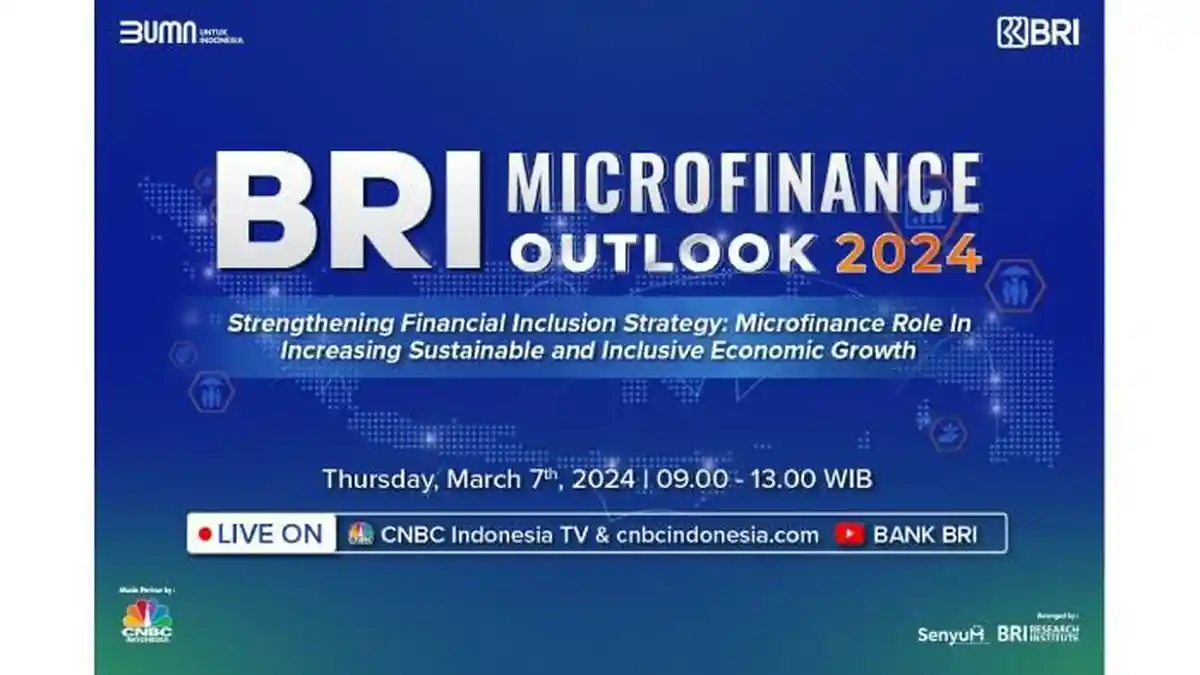 Hadiri BRI Microfinance Outlook 2024, Direktur ADB dan Peneliti Harvard Akan Bahas Inklusi Keuangan