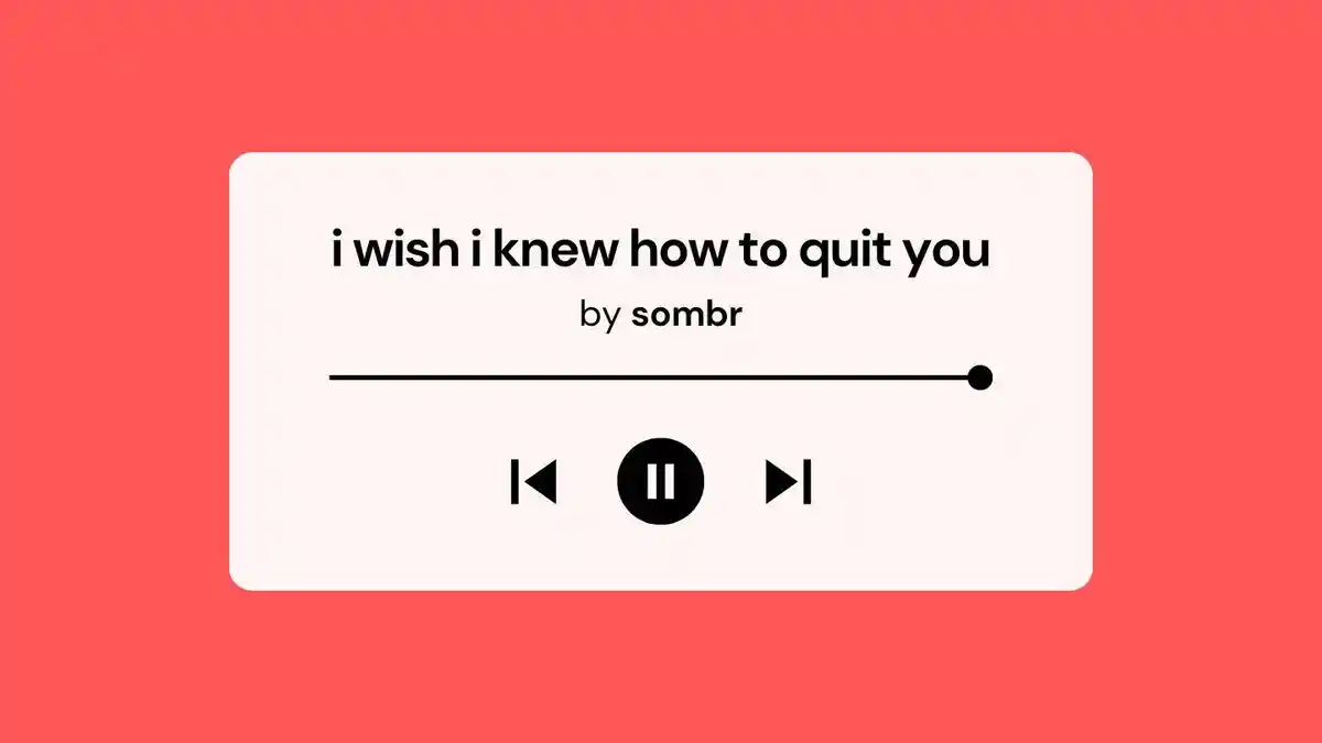 Lirik Lagu dan Terjemahan I Wish I Knew How To Quit You oleh Sombr
