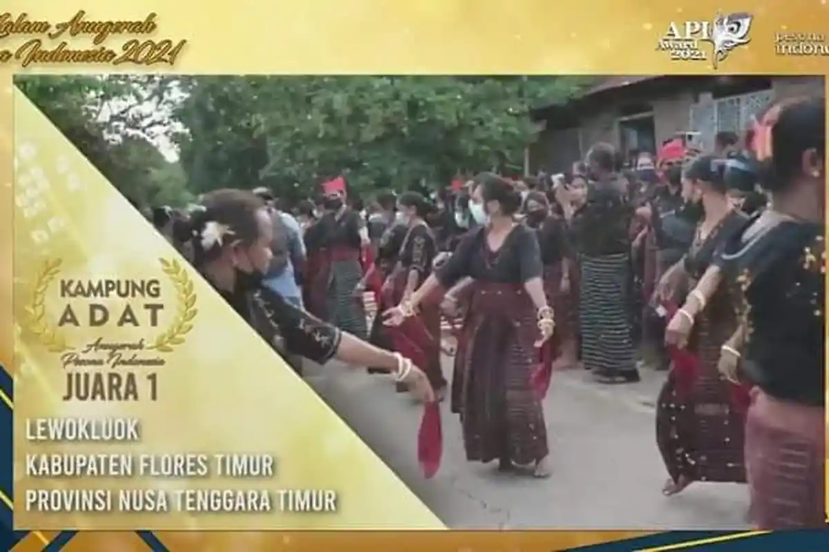 Kampung Adat Lewokluok Flores Timur Juara API Award 2021