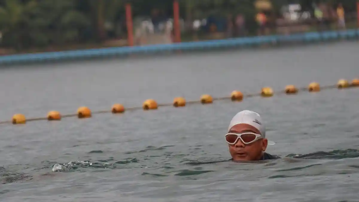Wakapolda Sumsel Brigjen. Pol. Rudi Setiawan, Siap Bersaing di Ajang Palembang Triathlon 2020