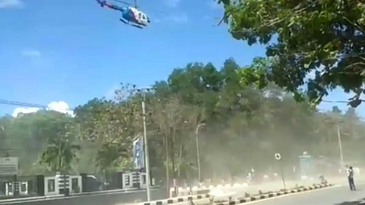Mahasiswa Demo di Dekat Polda Dibubarkan Dengan Helikopter, Pilot dan Empat Kru Diperiksa Propam