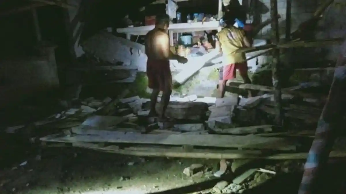 Update Gempa Sulawesi Utara, Rumah Warga Roboh dan Ubin RSUD Talaud Pecah