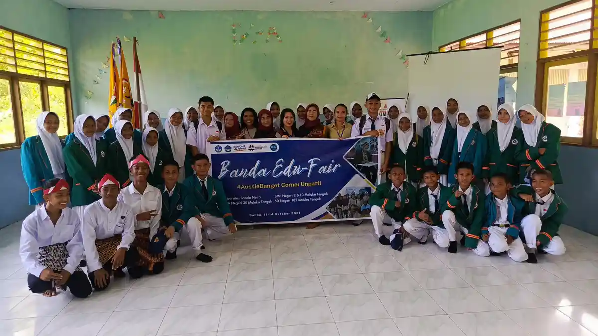 ABC Unpatti Gelar Banda Edu-Fair 2024, Ngajar Fun English hingga Bagi Info Beasiswa