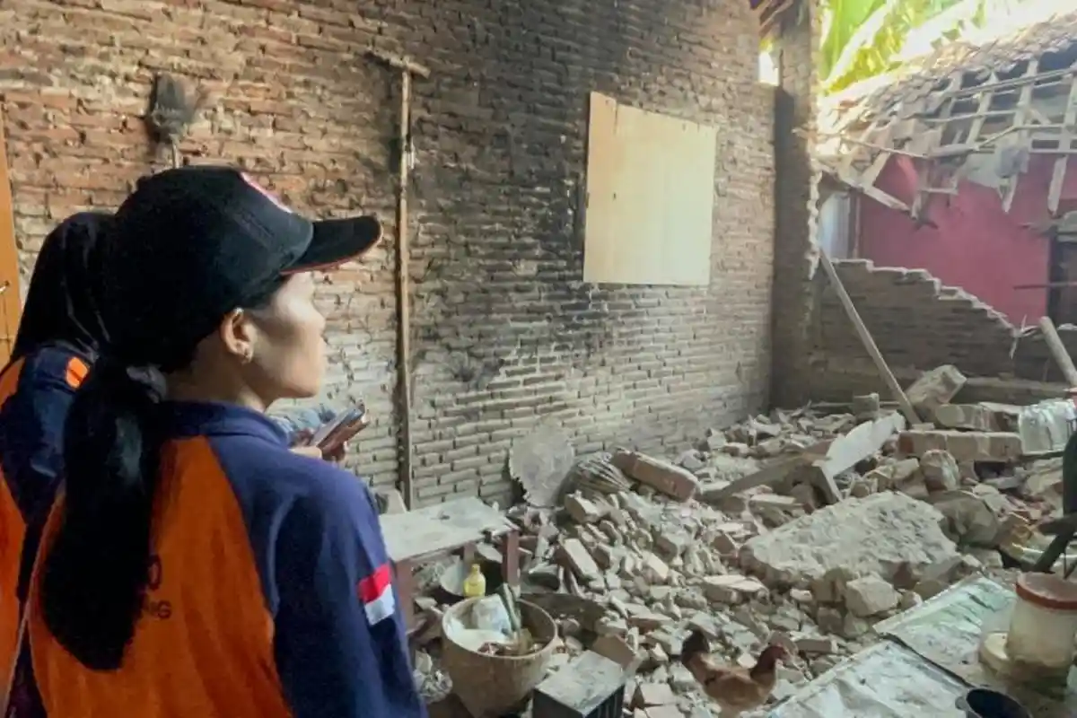 Data Terbaru Dampak Gempa Batang 49 Rumah Rusak dan 9 Orang Terluka, Berlaku Status Tanggal Darurat