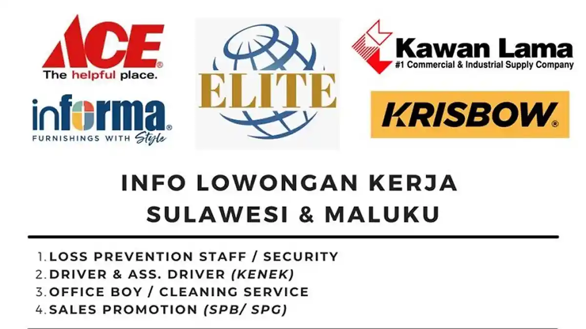 Lowongan Kerja Kendari, Kawan Lama Group Buka Rekrutmen 4 Posisi, Simak Kualifikasi & Cara Daftarnya