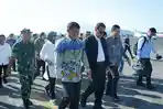 Gubernur Sulut YSK Sambut Mentan Andi Amran Sulaiman di Bandara Sam Ratulangi Manado