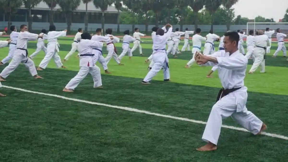 Polres Pati Gelar Ujian Beladiri Polri
