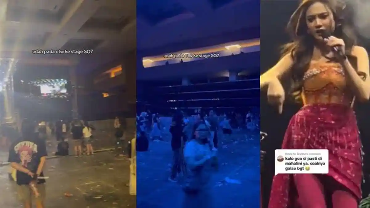 VIRAL Mahalini Diduga Ngambek Penonton Lebih Pilih Nonton Sheila On7, Kondisi Panggung Sepi Disorot