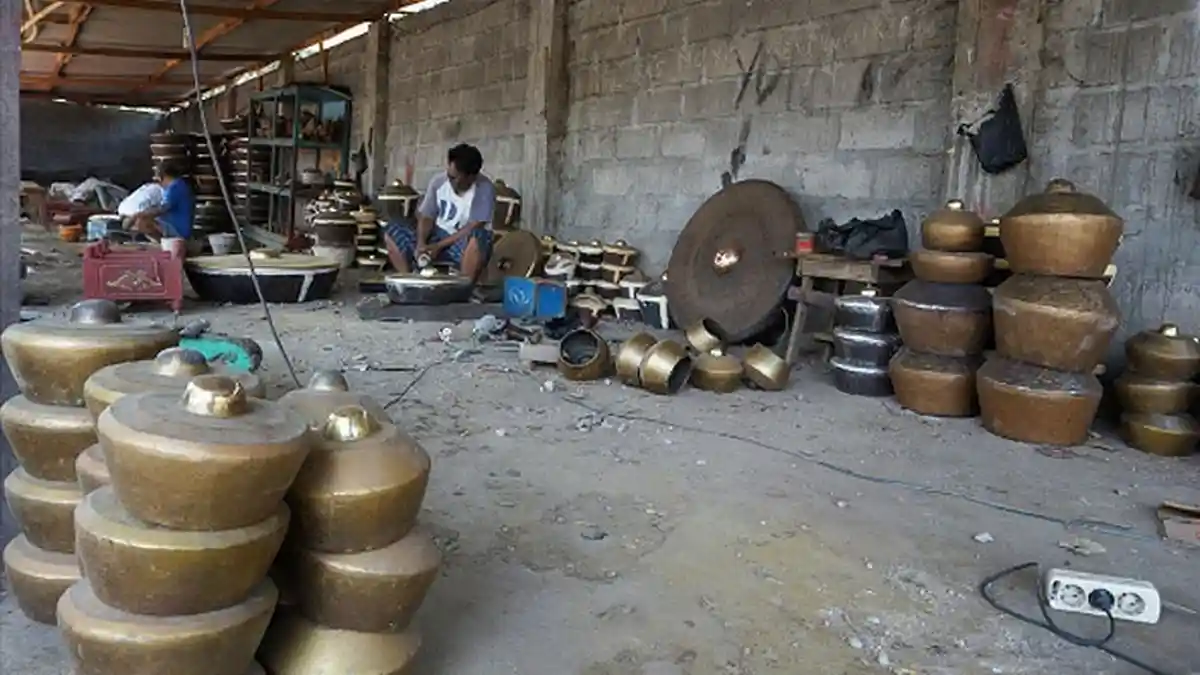 Mengenal Kerajinan Gamelan Mustika Laras Nganjuk, Selaraskan dengan Hati