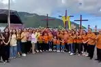 GMIST Maranatha Tahuna Ibadah Paskah Subuh di Ruang Terbuka, Bupati Sangihe Michael Thungari Hadir