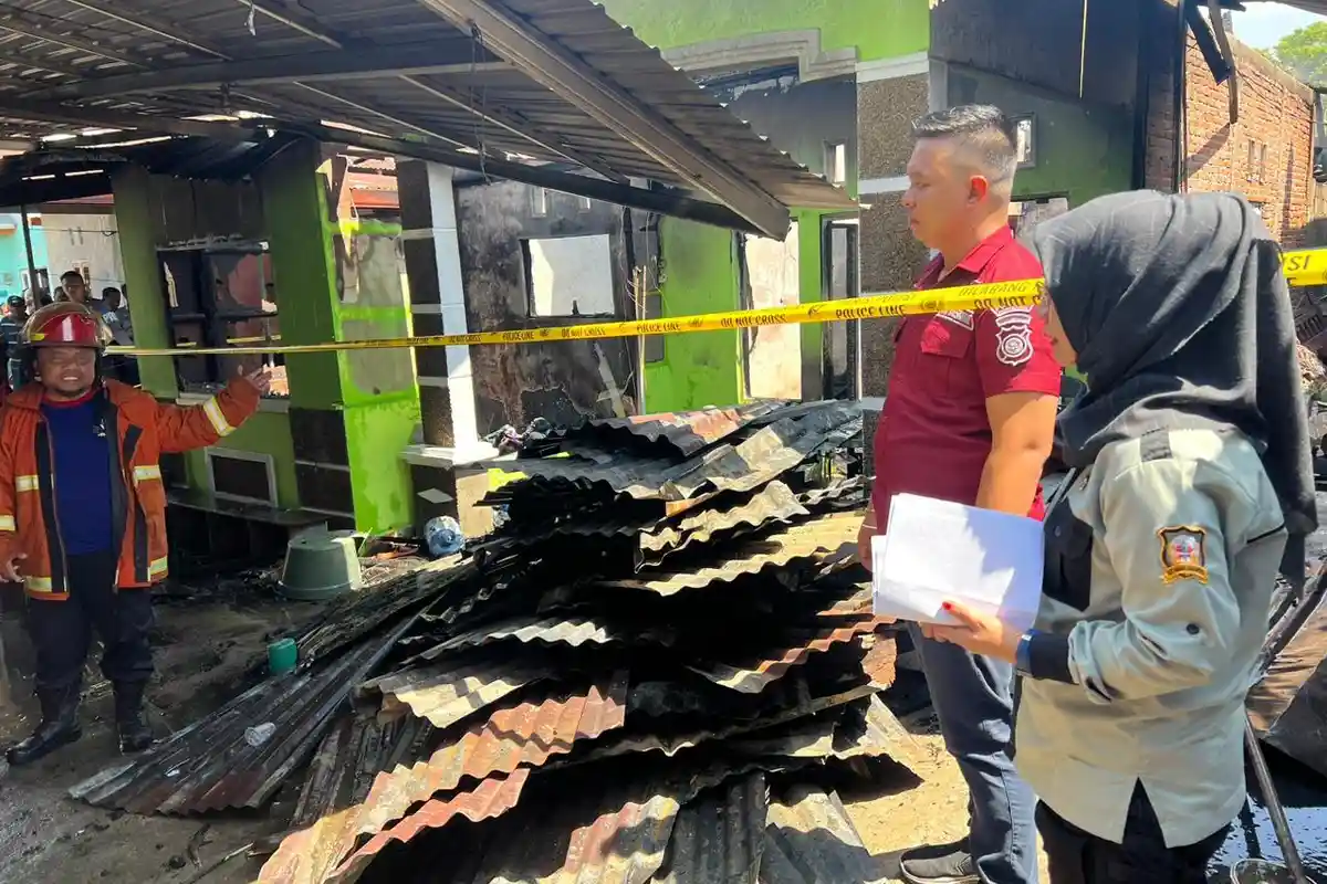 Kebakaran di Andalas Kota Gorontalo, Kerugian Ditaksir Rp 400 Juta