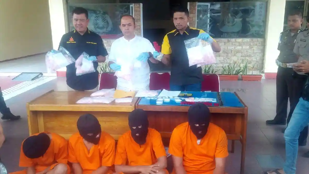 Empat Bulan Beroperasi, Transaksi Sabu di Kampung Dalam Capai 10 Kilogram