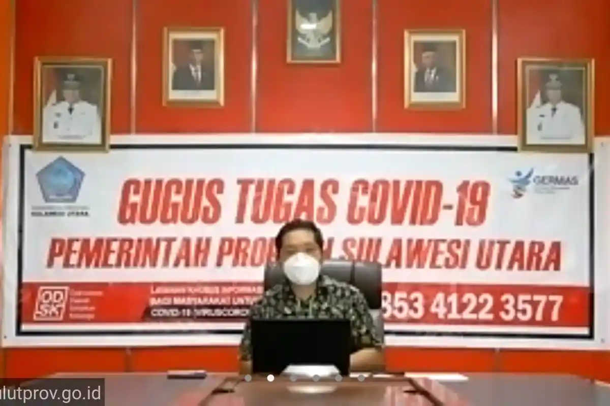 Positif Covid-19 di Sulut Bertambah 39, Total Ada 3.652 Kasus