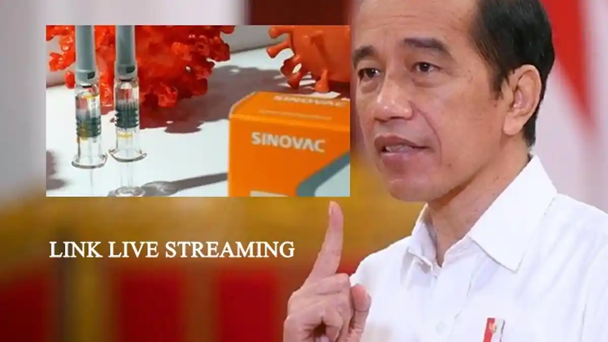 Siaran Langsung Link Live Streaming Presiden Jokowi Disuntik Vaksin Covid-19 Hari Ini