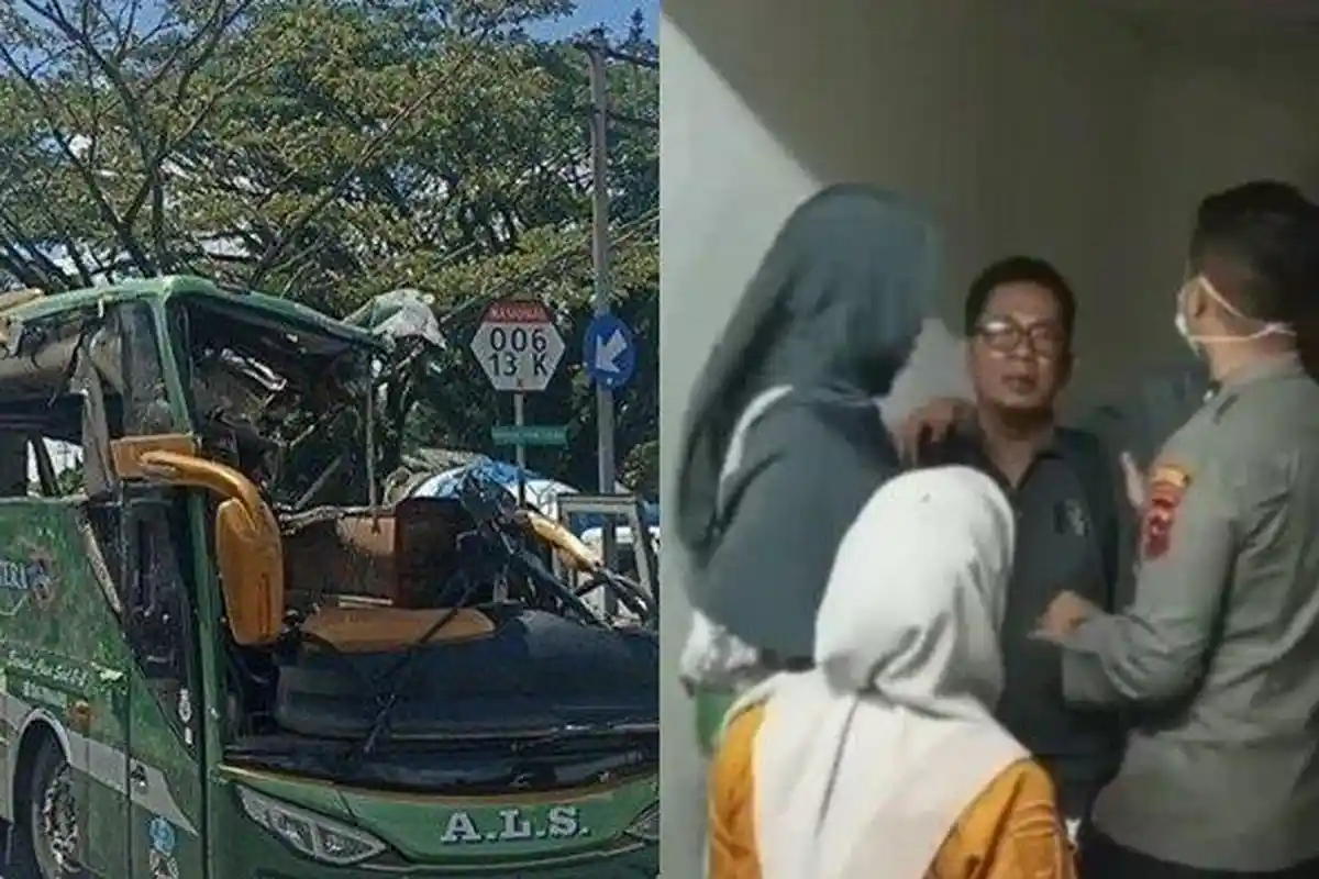 "Pulang Berakhir Duka" Tangis Taufik Pane Jemput Jenazah Istri & 2 Anak Korban Kecelakaan Bus ALS