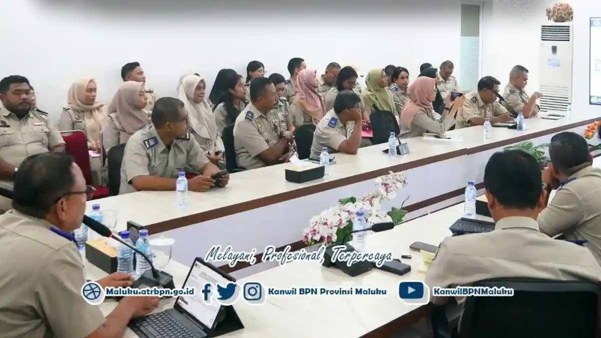 Perkuat SPIP 2026, Kakanwil BPN Maluku Tekankan Pentingnya Manajemen Risiko