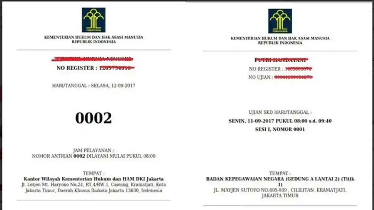Begini Cara Cetak Kartu Ujian Tes CPNS Kemenkumham 2017, Cek di Sini Sekarang!