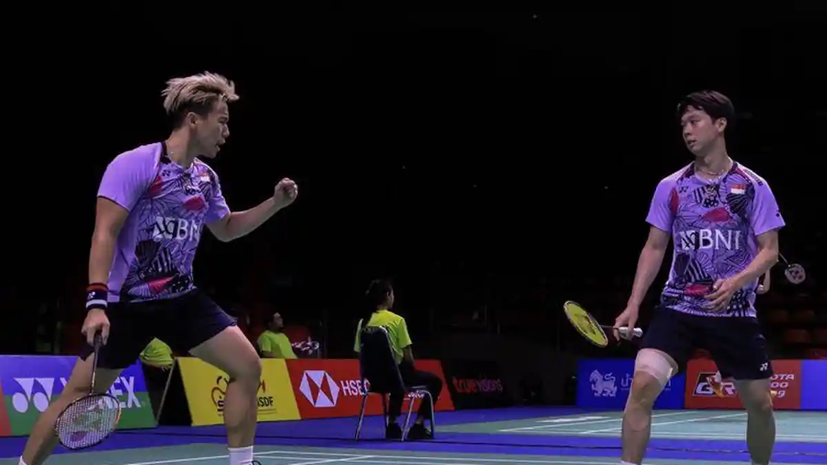 GRATIS! Link TV Online iNews TV dan Cara Nonton Live Streaming Thailand Open 2023, Marcus/Kevin Main
