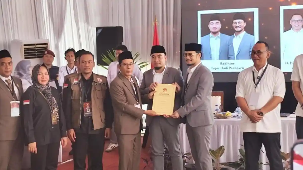 Cerita Menarik Dibalik Robinsar-Fajar Ditetapkan Sebagai Paslon Nomor Urut 1