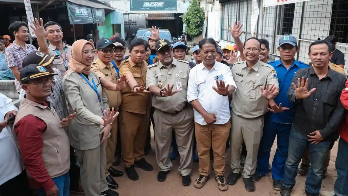 Gercep Perbaiki Jalan Amblas Lenteng Agung, Rano Karno Puji Sudin SDA Jaksel