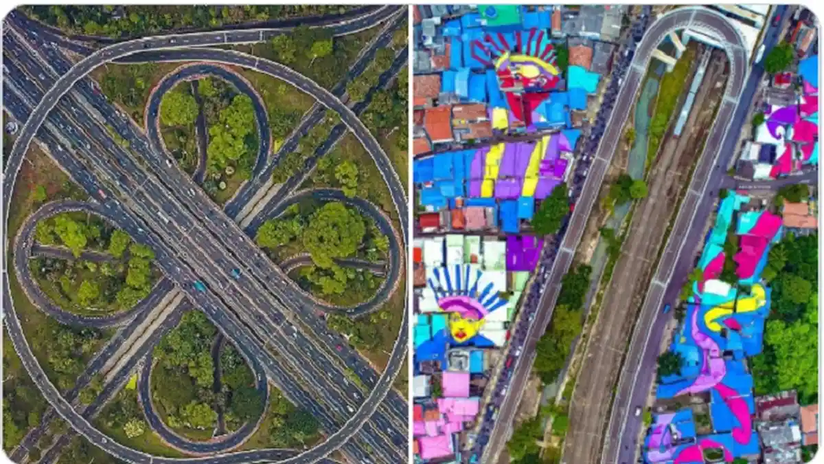 Abu Janda Bandingkan Simpang Susun Semanggi Karya Ahok vs Atap Warna Warni Karya Anies Baswedan