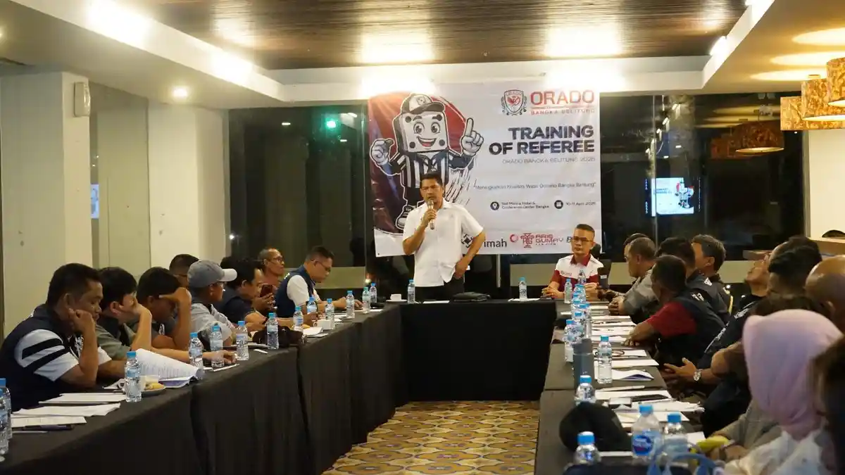Persiapan Kejurnas, Pengprov Orado Babel Gelar Training of Referee 2026