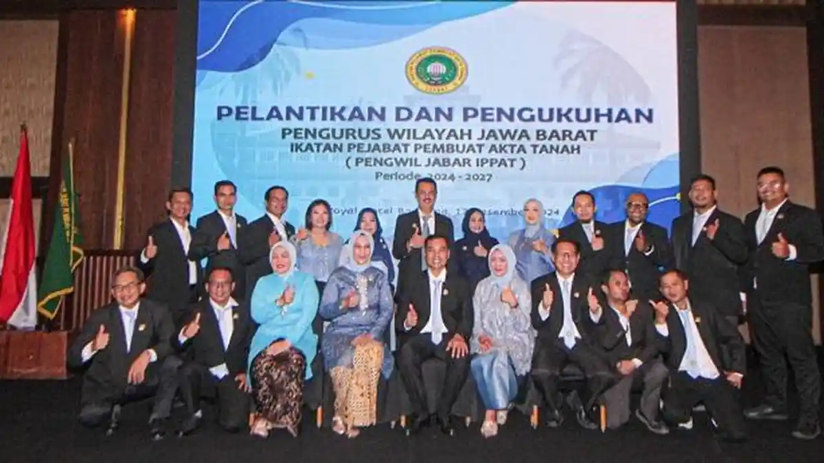 Resmi Dikukuhkan, Ini Tugas yang Diemban Pengurus IPPAT Periode 2024-2027