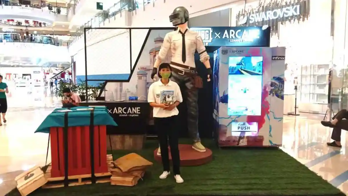 Daftar Lokasi 7 Pop-Up Booth Kolaborasi Game Esport PUBG Mobile dan Komik Animasi Arcane