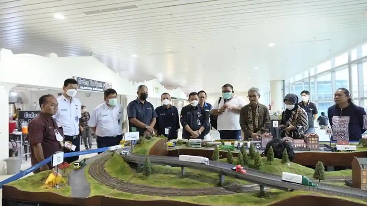 Miniatur Kereta Api Lengkapi Spot Wisata Baru di Bandara YIA Kulonprogo