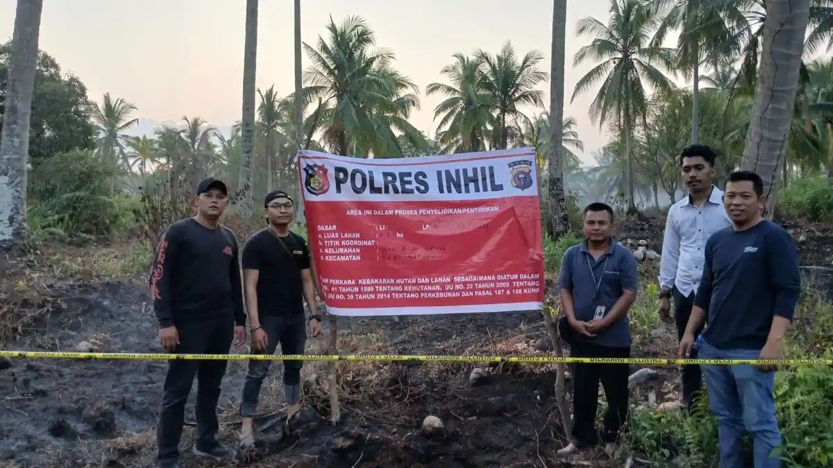 Tinggalkan Lahan dalam Keadaan Terbakar, Pria di Inhil Riau Kini ...