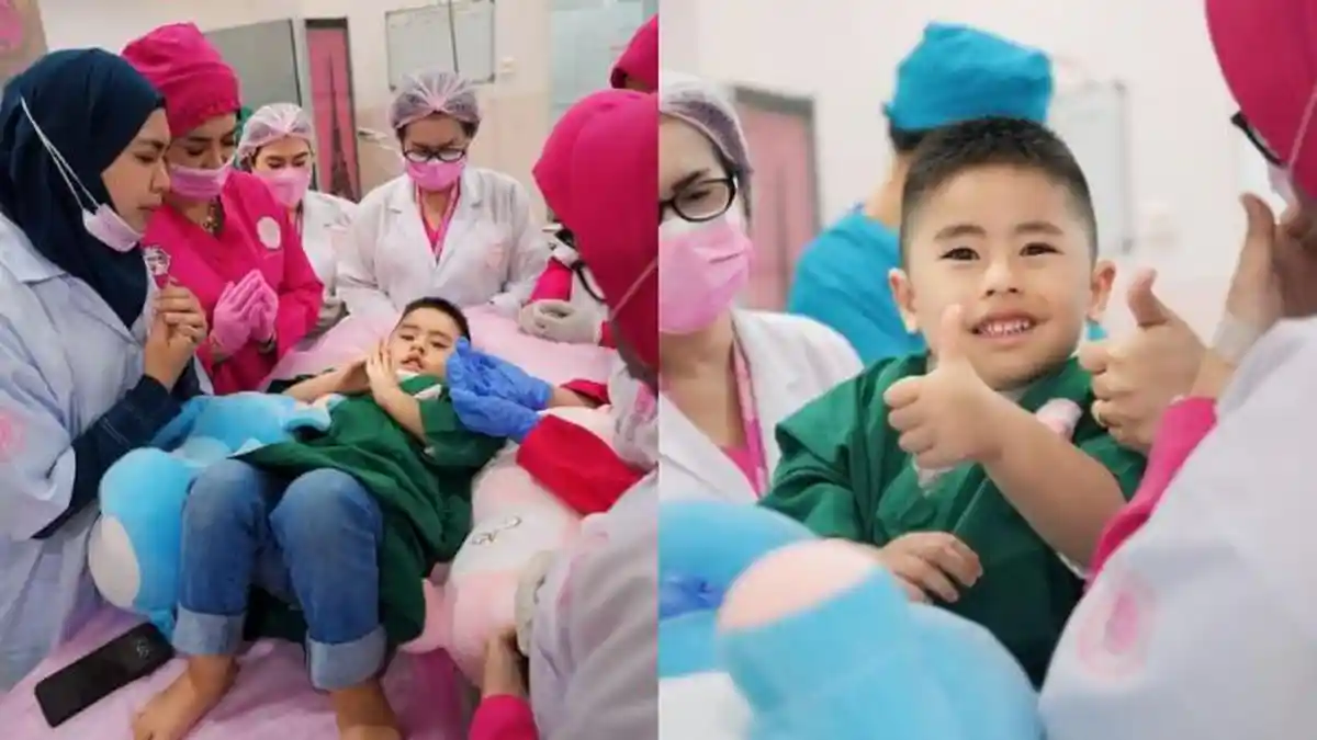 7 Momen Sulaiman Anak Oki Setiana Dewi Jalani Terapi Stemcell, Sejak Lahir Idap Penyakit Langka
