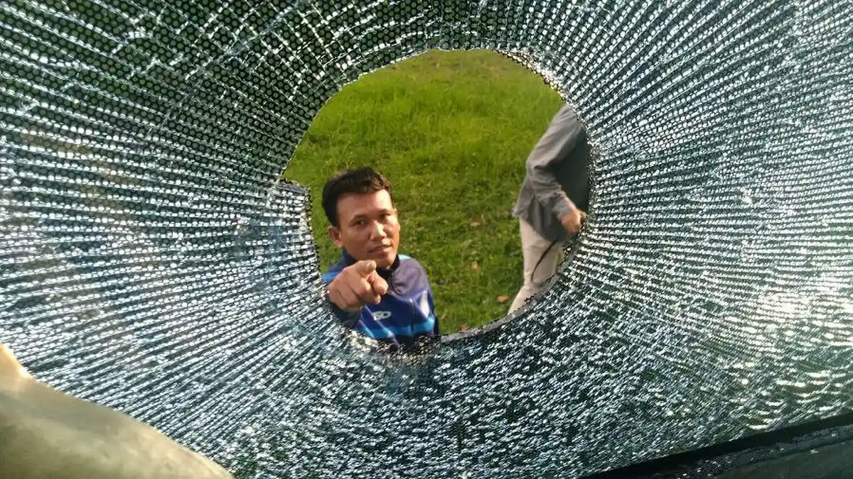 Bus Persiku Kudus Dirusak Orang Tak Dikenal, Pemkab Minta Manajemen Tanggung Jawab: Itu Pinjaman