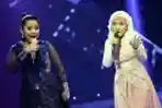 Fatin feat Vina Panduwinata di Gala Show Ke-9 X Factor Indonesia