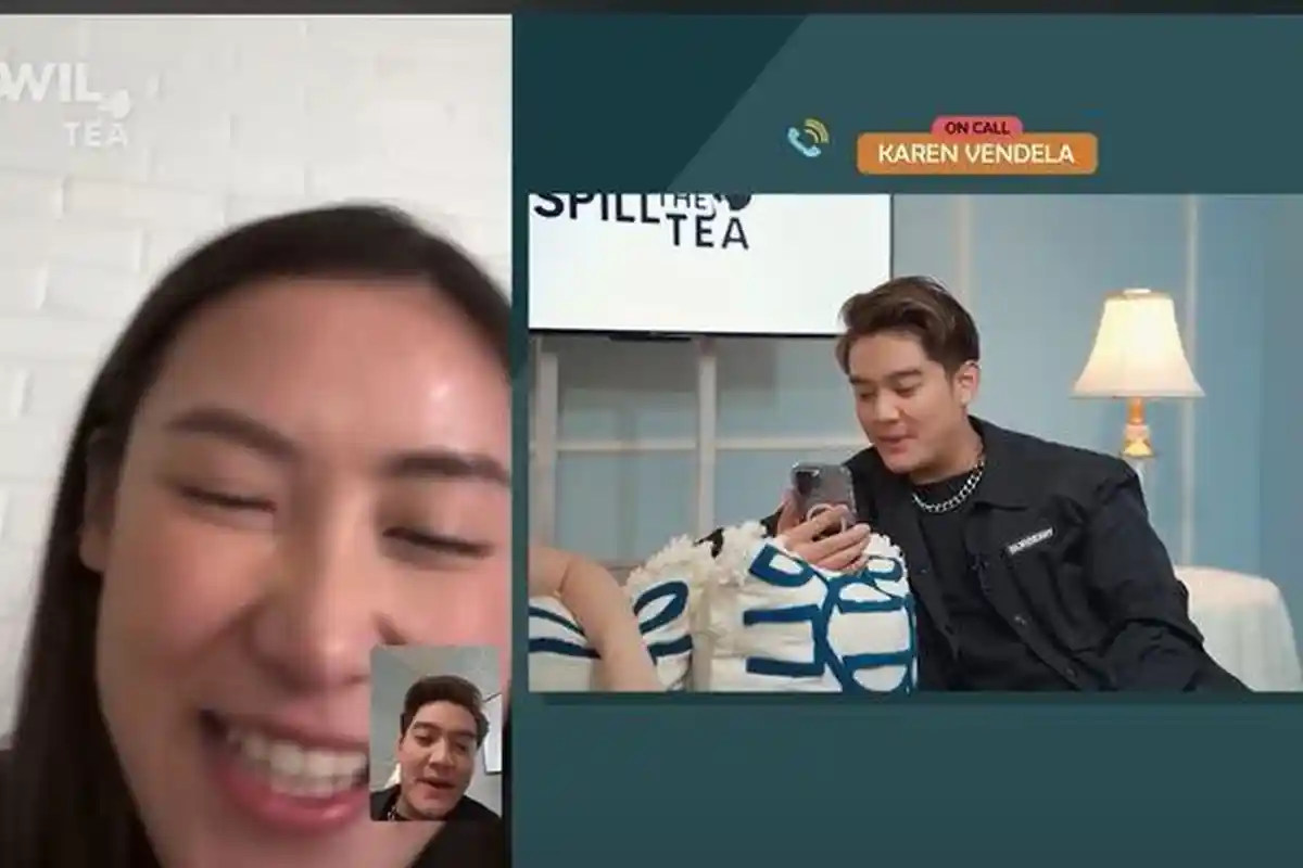 Video Call Mantan, Aksi Boy William Lepas Rindu dengan Karen Vendela Bikin Salting