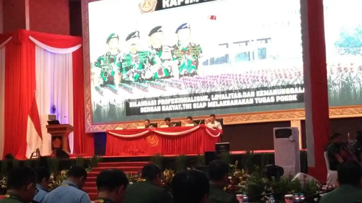 Gelar Rapim, Panglima TNI Sebut Ada Tiga Tantangan Pada Tahun Ini